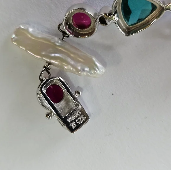 Genuine Ross Simons Bracelet in Sterling Silver. - Picture 5 of 7